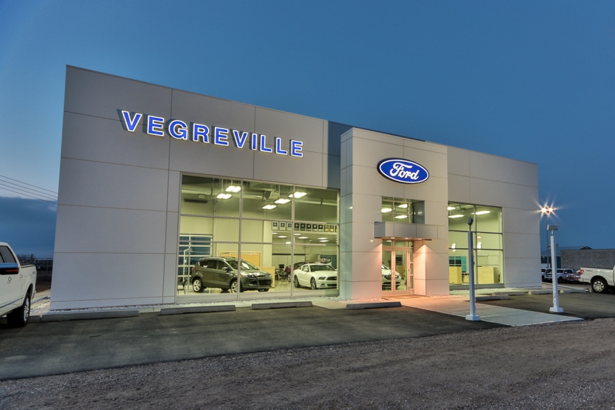 Recent Work Vegreville Ford Dealership Addition » Vantage Builders