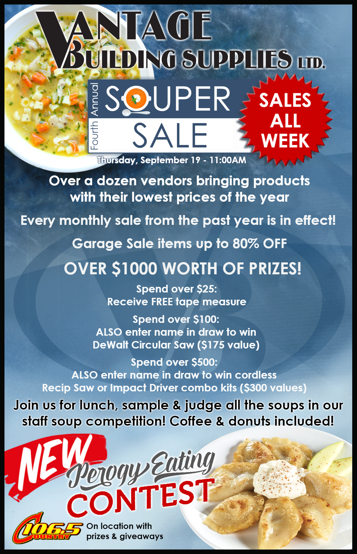 Vantage Building Supplies Soup-er Sale